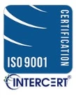 Marchio di certificazione ISO 9001 rilasciato da Intercert